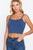 Round Neck W/removable Bra Cup Cotton Spandex Bra Top