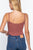 Round Neck W/removable Bra Cup Cotton Spandex Bra Top