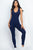 Racer Back Bodycon Jumpsuit