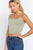 Elastic Strap Two Ply Dty Brushed Knit Cami Top