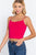 Elastic Strap Two Ply Dty Brushed Knit Cami Top