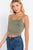 Elastic Strap Two Ply Dty Brushed Knit Cami Top