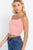 Elastic Strap Two Ply Dty Brushed Knit Cami Top