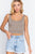 Scoop Neck 2 Ply Crop Tank Top