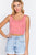 Scoop Neck 2 Ply Crop Tank Top