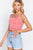 Scoop Neck 2 Ply Crop Tank Top