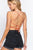 Lace Up Open Cross Back Crop Cami