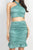 Halter Neck Crop Top & Skirts Set