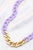 Soft Texture Curb Link Ccb Necklace