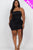 Plus Adjustable Ruched Detail Curvy Mini Dress