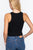 Halter Neck Rib Crop Tank Top