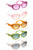 Trendy Oval Color Smooth Sunglasses