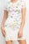 Short Sleeve Floral Bodycon Dress