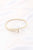 Crystal Nail Metal Bangle Bracelet