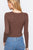 Long Sleeve V-neck Cable Sweater