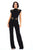 Eyelet With Chain Deatiled Fashion Jumpsuit