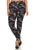 Plus Size Print, Full Length Leggings In A Slim Fitting Style With A Banded High Waist