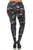 Plus Size Print, Full Length Leggings In A Slim Fitting Style With A Banded High Waist