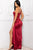 Satin One Shoulder Pleated Draped Side Maxi Dress