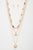 Heart Charm Beaded Layered Necklace