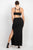 Cutouts Side Slit Maxi Dress