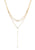 Dainty Metal Y Shape Necklace