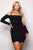 Long Sleeve Cuff Front Strap Mini Dress