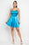 Crisscross A-line Cinched Skater Dress