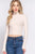 Long Slv Turtle Neck Rib Crop Knit Top