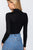 Long Slv Turtle Neck Rib Crop Knit Top