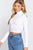 Long Slv Turtle Neck Rib Crop Knit Top