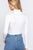 Long Slv Turtle Neck Rib Crop Knit Top