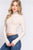 Long Slv Turtle Neck Rib Crop Knit Top