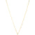 Dainty Heart Charm Oval Link Metal Necklace