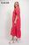 Solid Textured Button Down And Hi - Low Hem Maxi Dress With Tie Sleeve And Slip Dress