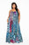 Printed Voluminous Maxi Dress