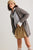 Knit Two Pocket Long Sleeve Open Front Cardigan