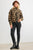 Leopard Teddy Zip-up Two Pocket Jacket