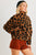 Leopard Teddy Zip-up Two Pocket Jacket