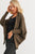 Batwing Sleeve Open Front Cardigan