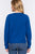 Long Slv X Strap V-neck Sweater