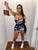 CM.YAYA Women Set Letter Print Sleeveless Strapless Crop Tops Mini Skirts Two 2 Piece Sets Sexy Fashion Streetwear Summer Outfit