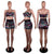 CM.YAYA Women Set Letter Print Sleeveless Strapless Crop Tops Mini Skirts Two 2 Piece Sets Sexy Fashion Streetwear Summer Outfit