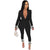 Casual Women Tracksuit Two Piece Set Jacket Coat + Long Pants Tassel Streetwear Clothes For Women Outfit