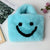 Cute Smiley Face Women Plush Shoulder Bag Soft Faux Fur Ladies Chain Messenger Bags Fashion Female Small Purse Handbags Bolsas