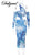 Dulzura Autumn Sey Y2K Clothes Tie Dye Print Long Sleeve Hollow Out Backless Halter Bodycon Midi Dress For Women 2022 Club Party