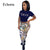 Echoine Letter Print Slim Fit Two Piece Set Spring Woman O Neck Short Sleeve T-Shirt Crop Top with Pencil Pants Casual Outfits