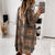 gant Turn down Collar Button Shirt Dress Women 2021 Spring Plaid Print Irregular Party Dress Autumn Long Sleeve Mini Dresses|Dresses|