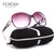 FENCHI White New Polarized Sunglasses Women Zonnebril Dames Black Sun Glasses Night Female Driving gafas oculos de sol masculino