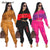 Fashion 2 Piece Set Pink Letter Print Tracksuits Women Zipper Coat And Pants Suit Sporty 2pcs Outfits Streetwear Matching Set